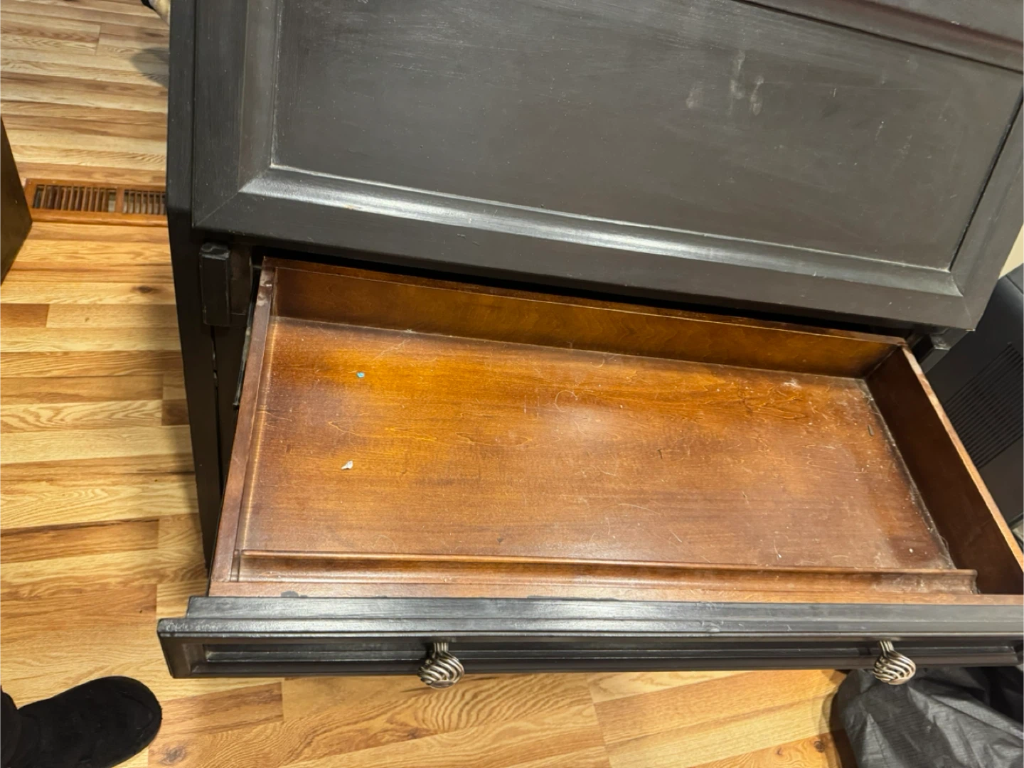 Black Secretary Desk - photo 2