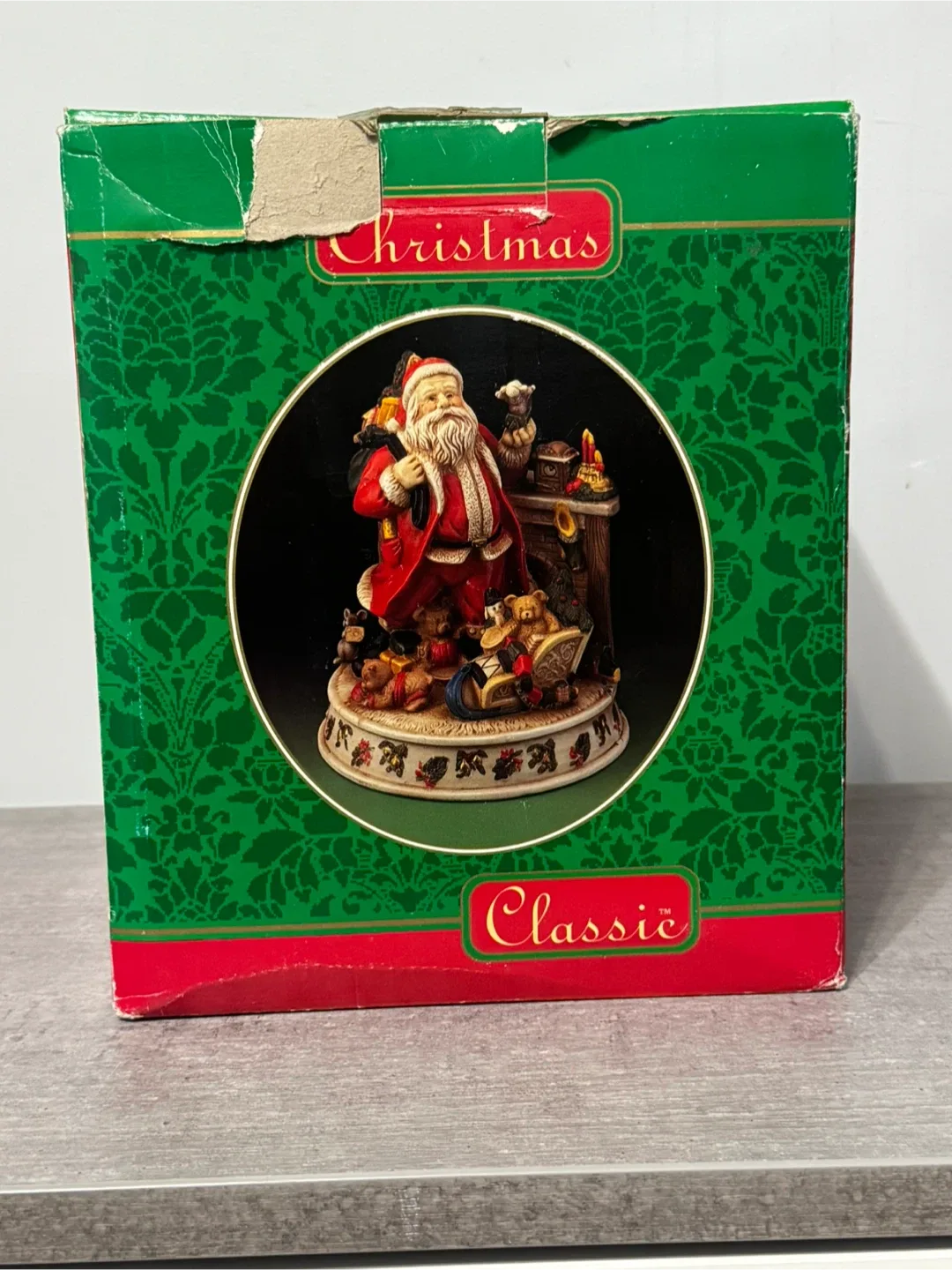 Christmas Classic Santa Claus Porcelain Collectible