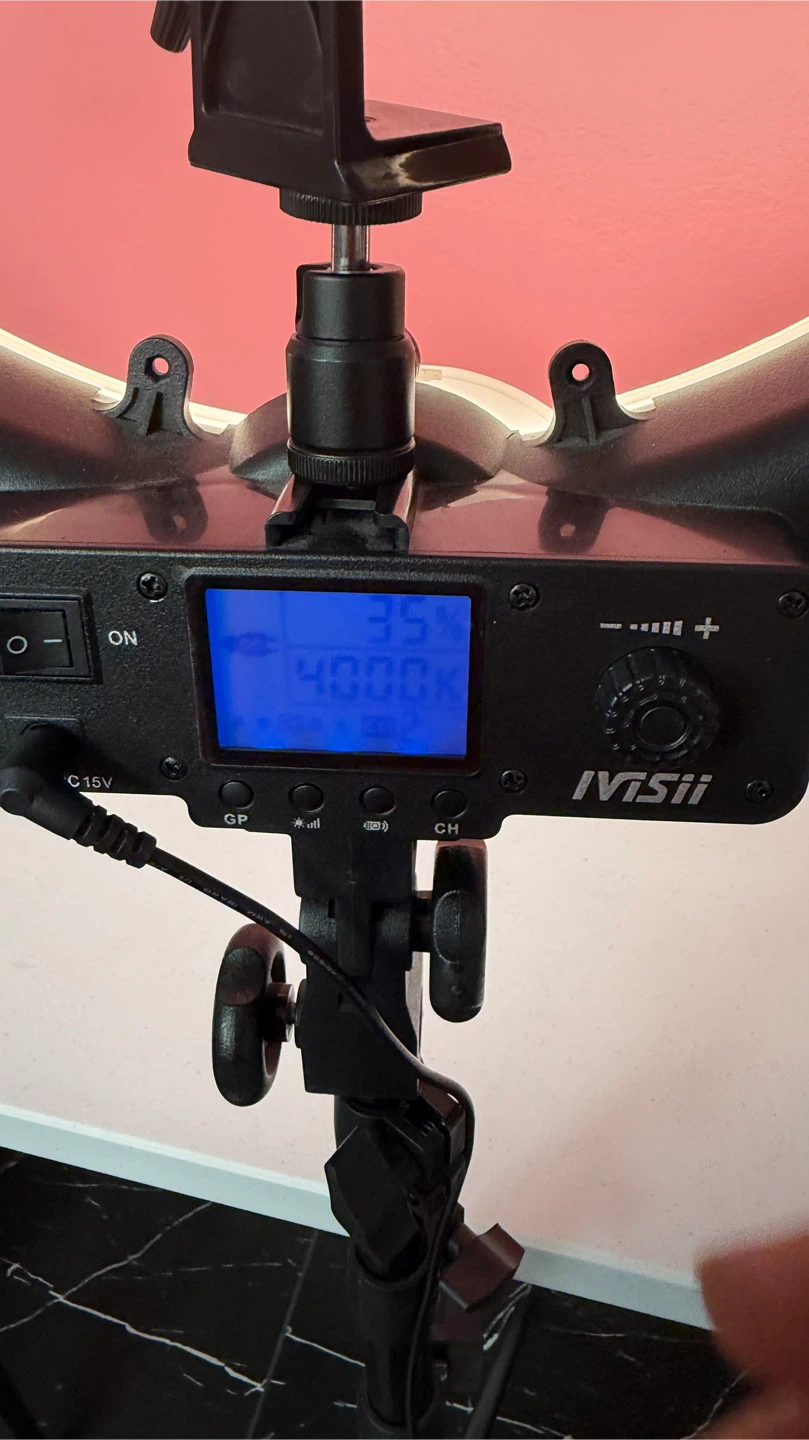 IVISII 19inch LED Ring Light with Stand - photo 4