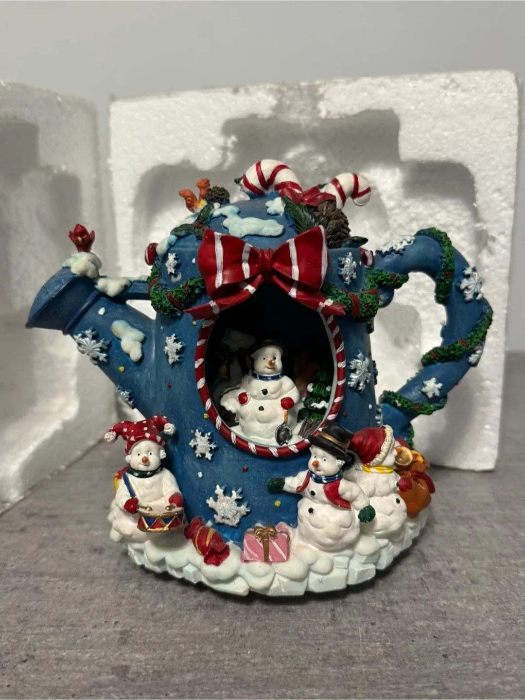 Teapot Shaped Snowman Musical Box image indicator(2)