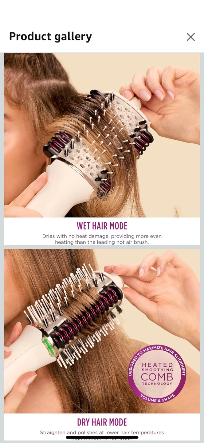 Shark SmoothStyle Heated Brush - Like New! - photo 3