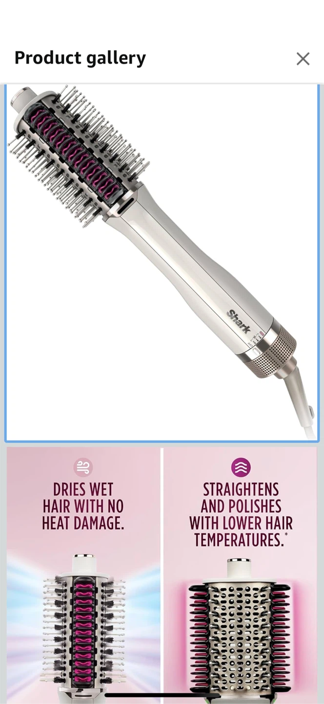 Shark SmoothStyle Heated Brush - Like New! - photo 4