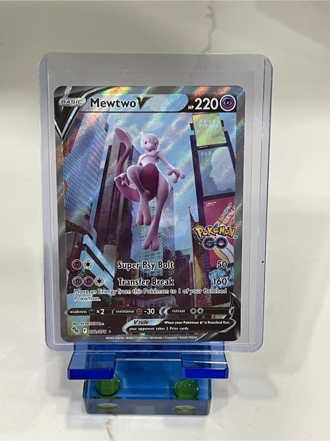 Mewtwo V Pokemon Card