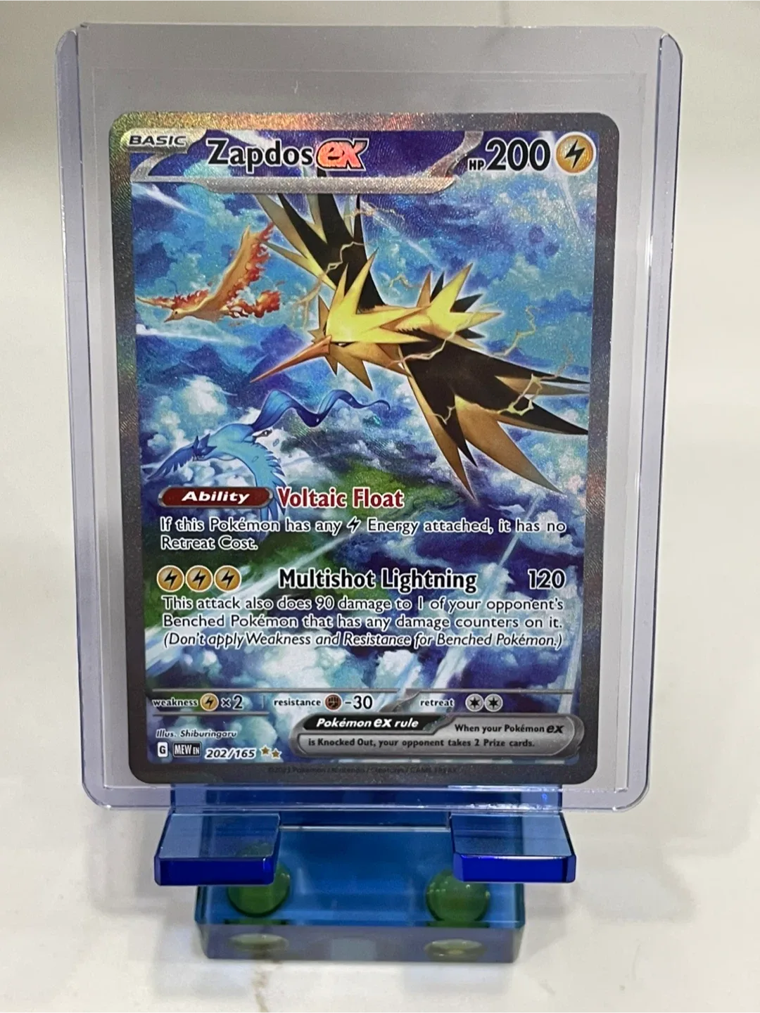 Zapdos EX Pokemon Card - 202/165