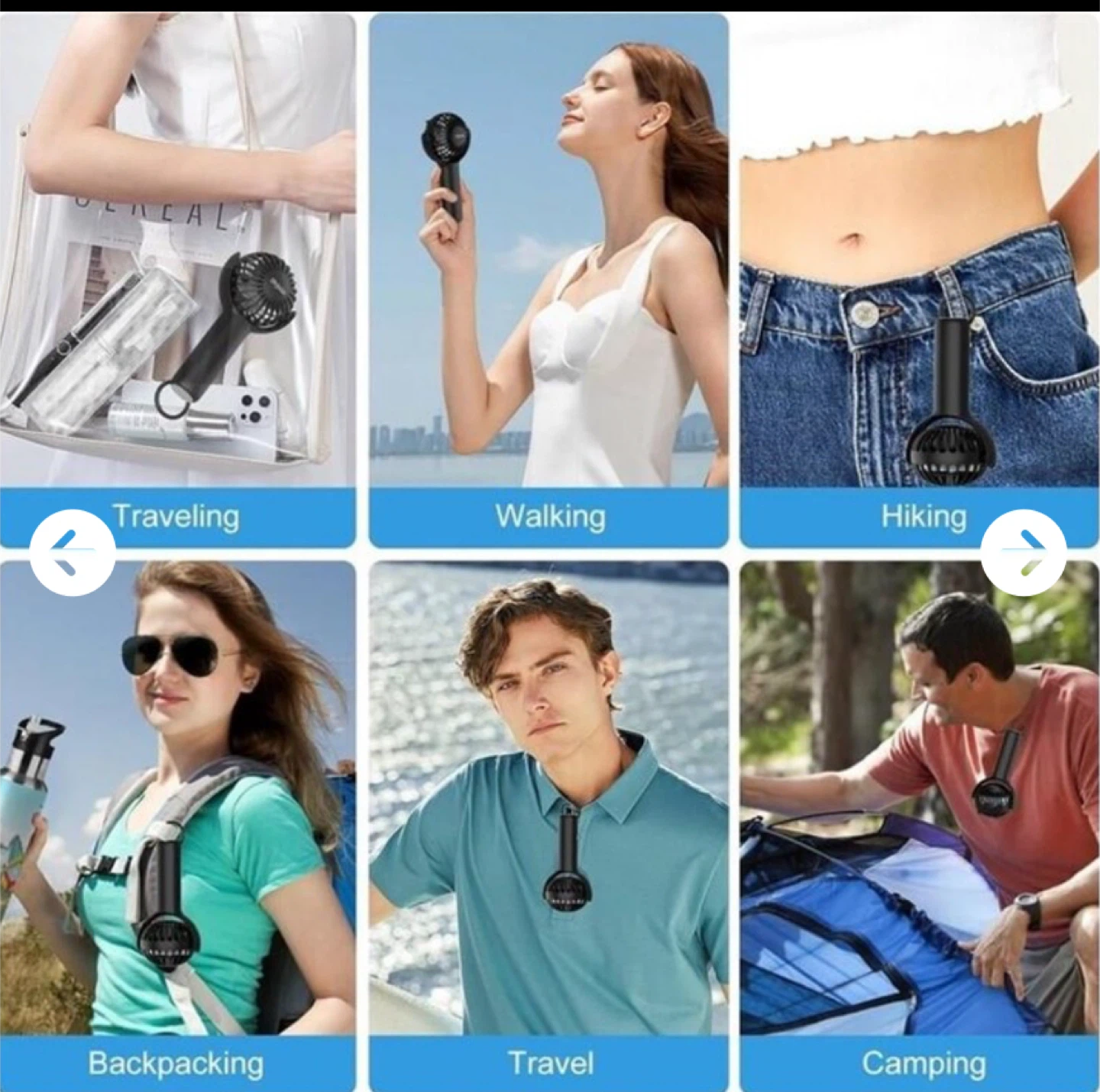 2-IN-1 Portable Fan & Keychain - photo 2