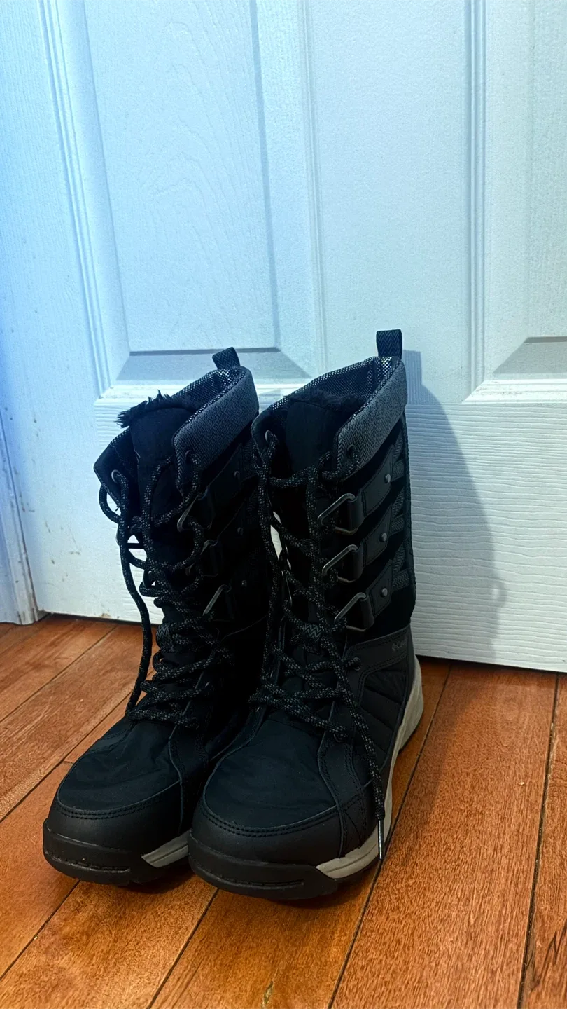 Columbia Black Winter Boots - Women's Size 6.5 image indicator(2)