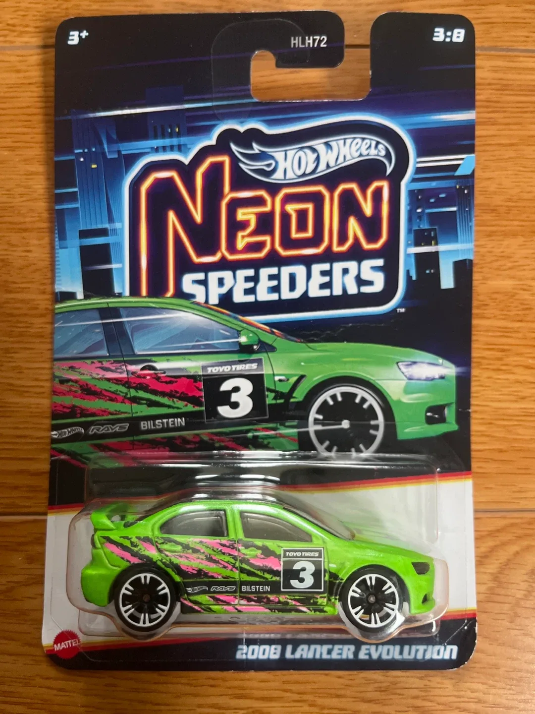 New Hot Wheels Neon Speeders 2008 Lancer Evolution