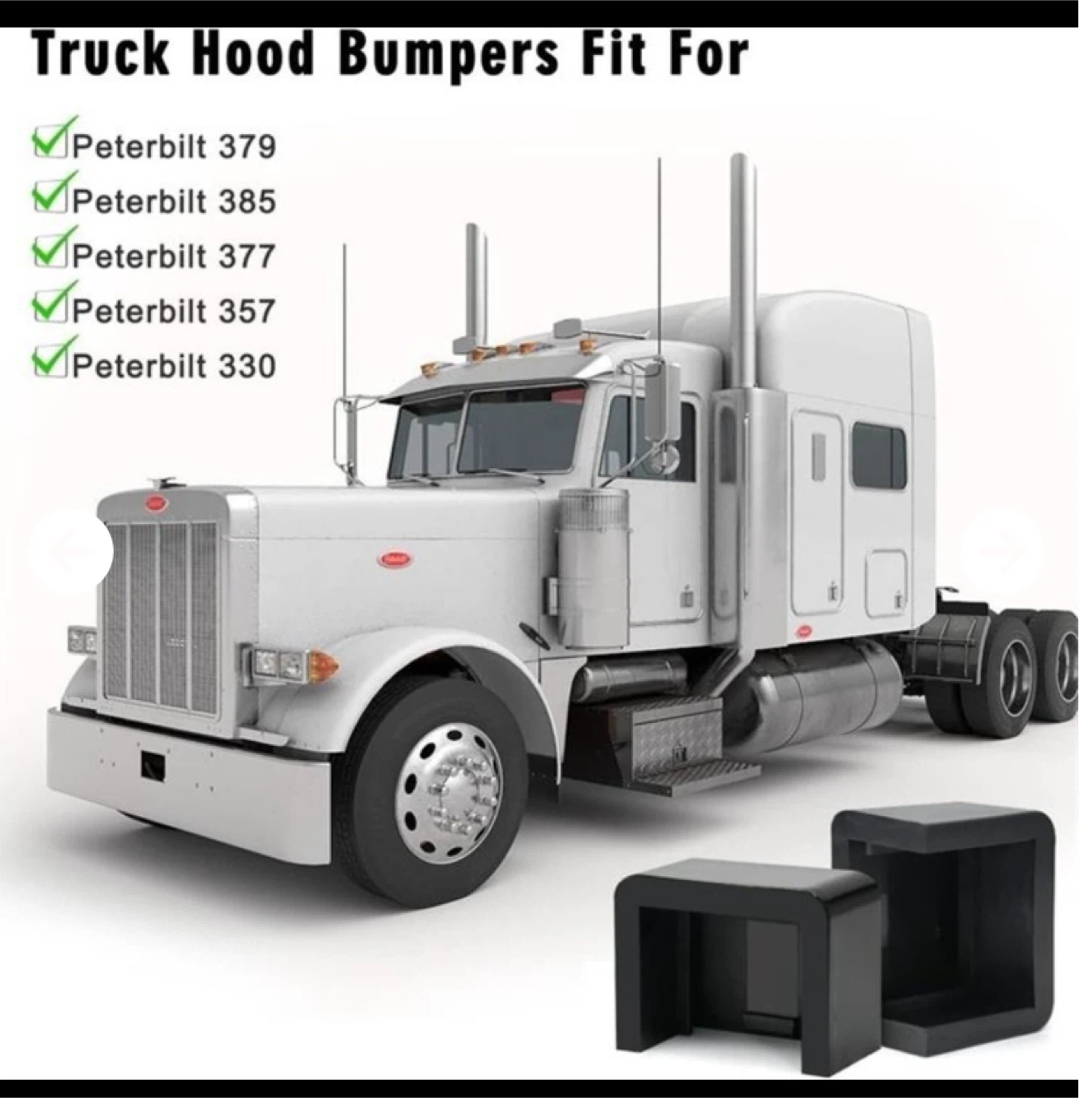 Truck Hood Bumpers Fit For Peterbilt - photo 2