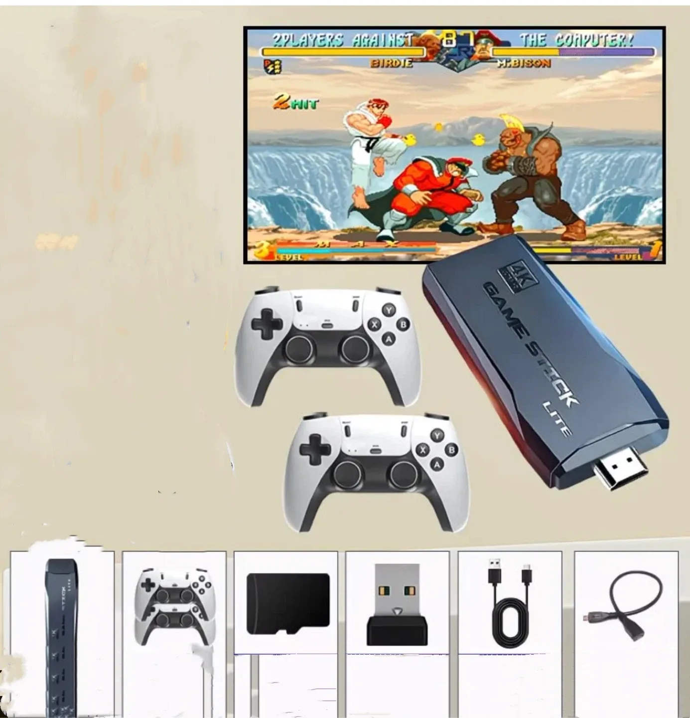 New Gamebox 2.4G Wireless Controller Gamepad image indicator(4)