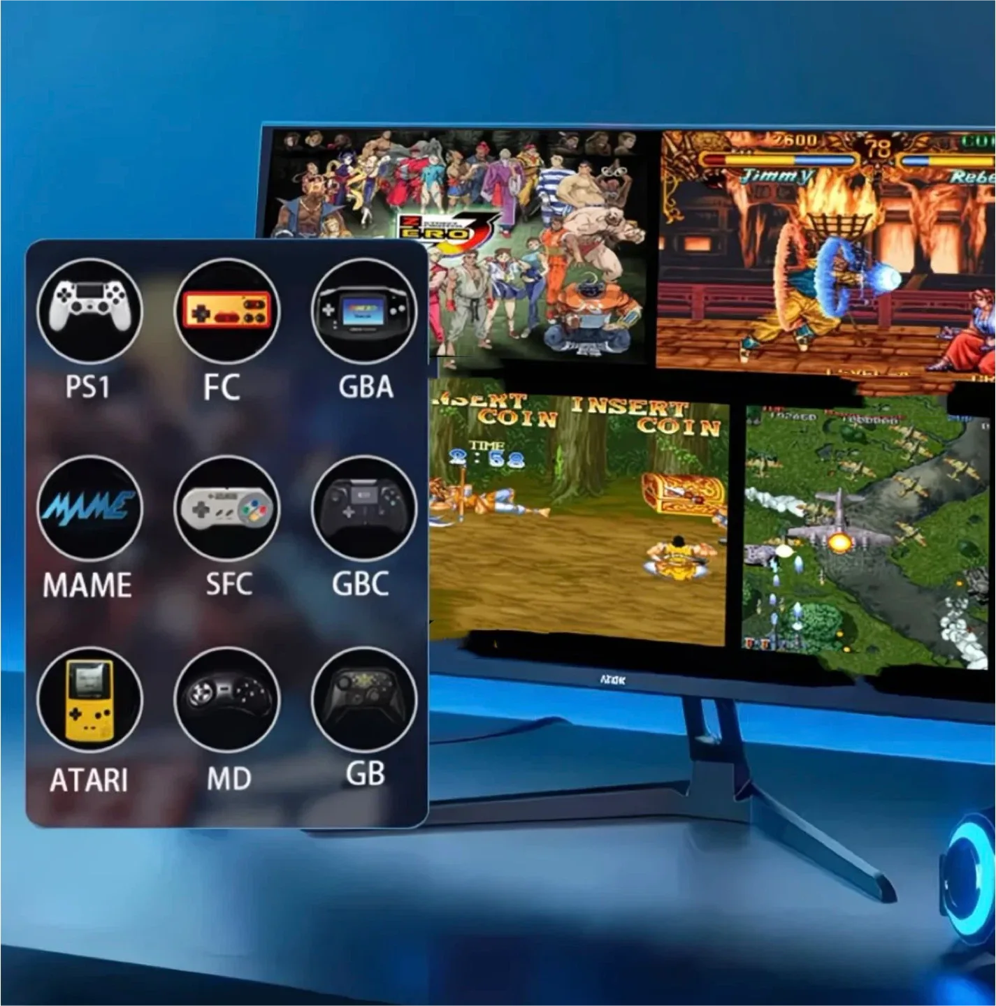 New Gamebox 2.4G Wireless Controller Gamepad image indicator(5)