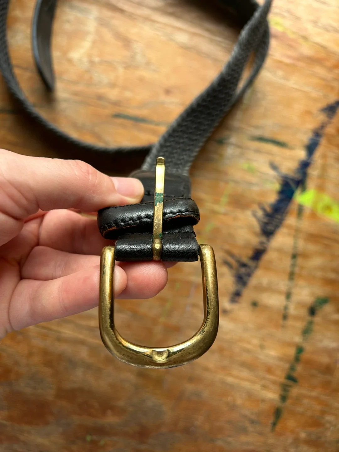 Woven Belt with Leather Accents image indicator(3)