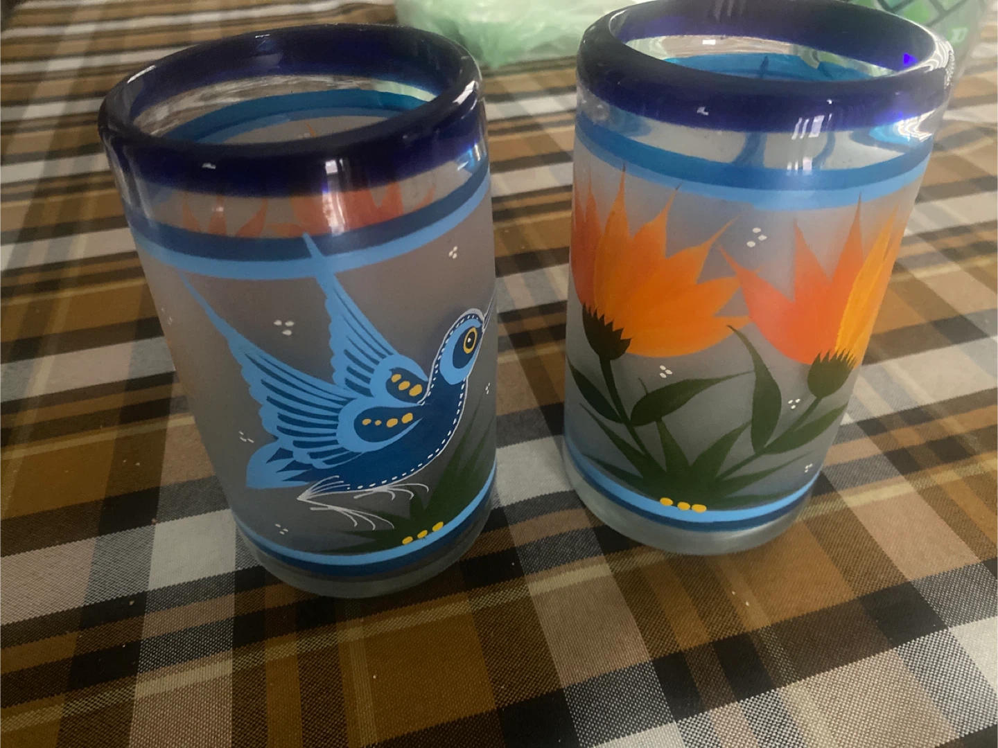Hand Blown Mexican Drinking Glasses