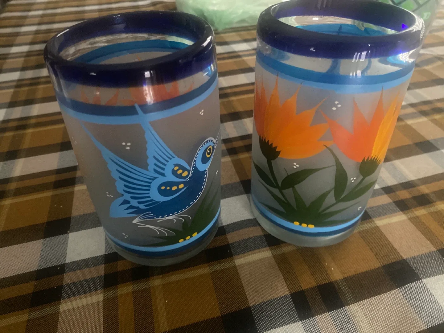 Hand Blown Mexican Drinking Glasses