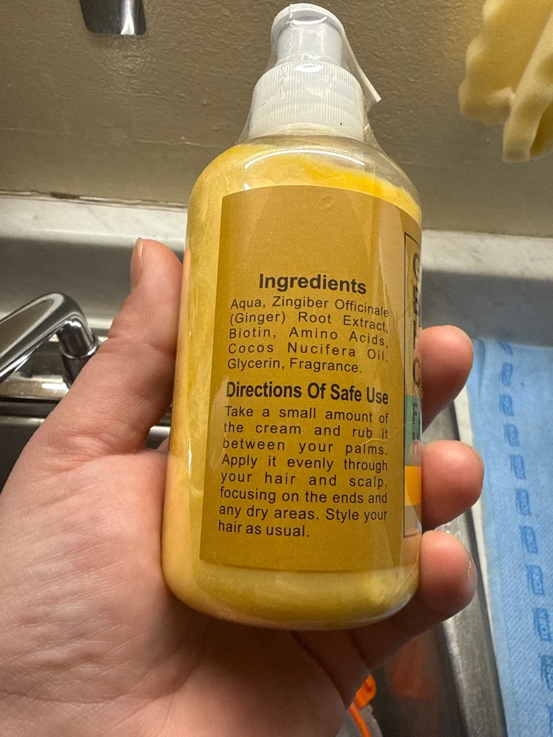 Ginger Biotin Hair Cream - 237ml image indicator(2)