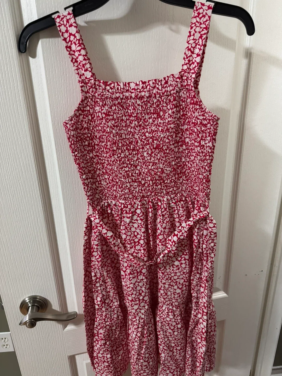 Red & White Floral Dress image indicator(2)