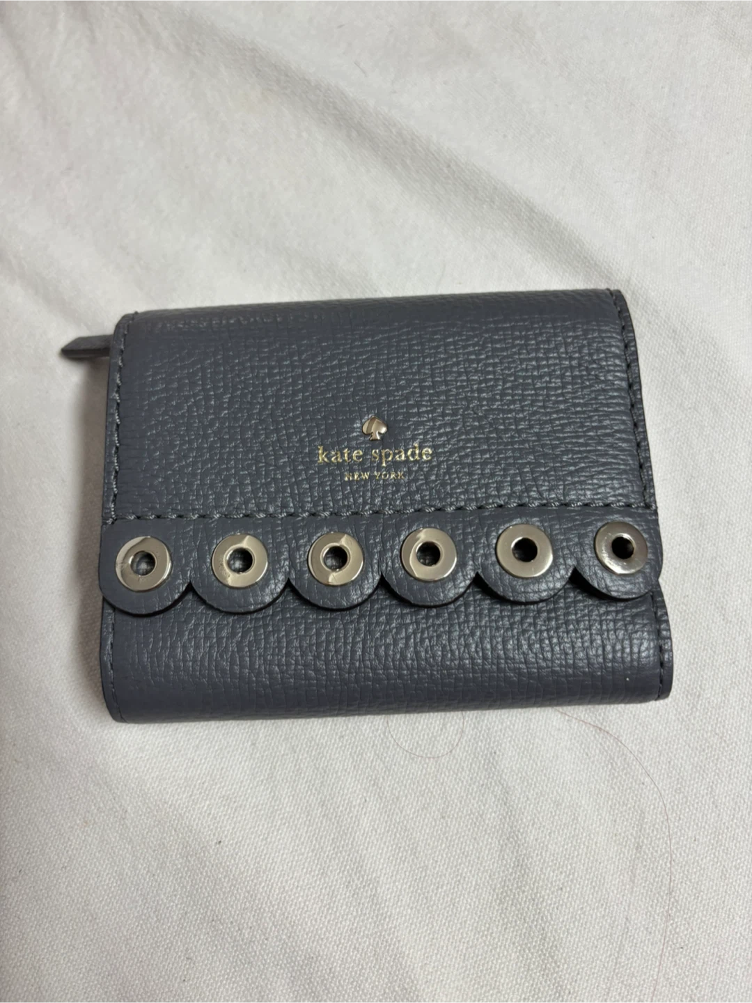 Kate Spade Grey Leather Wallet