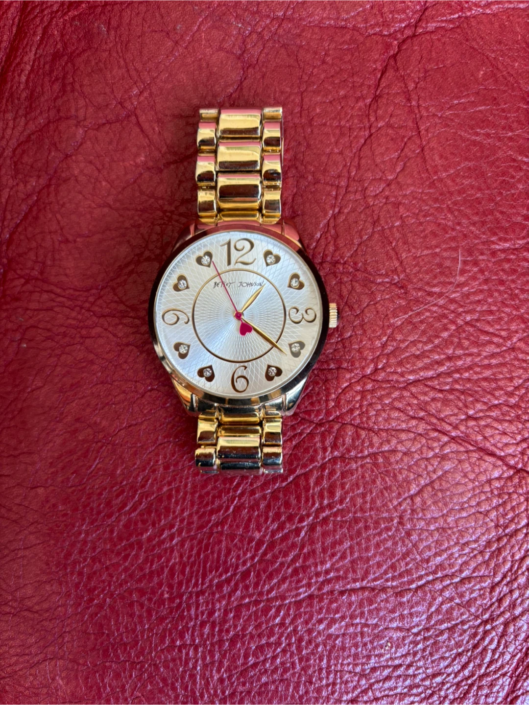 Betsey Johnson Gold Watch