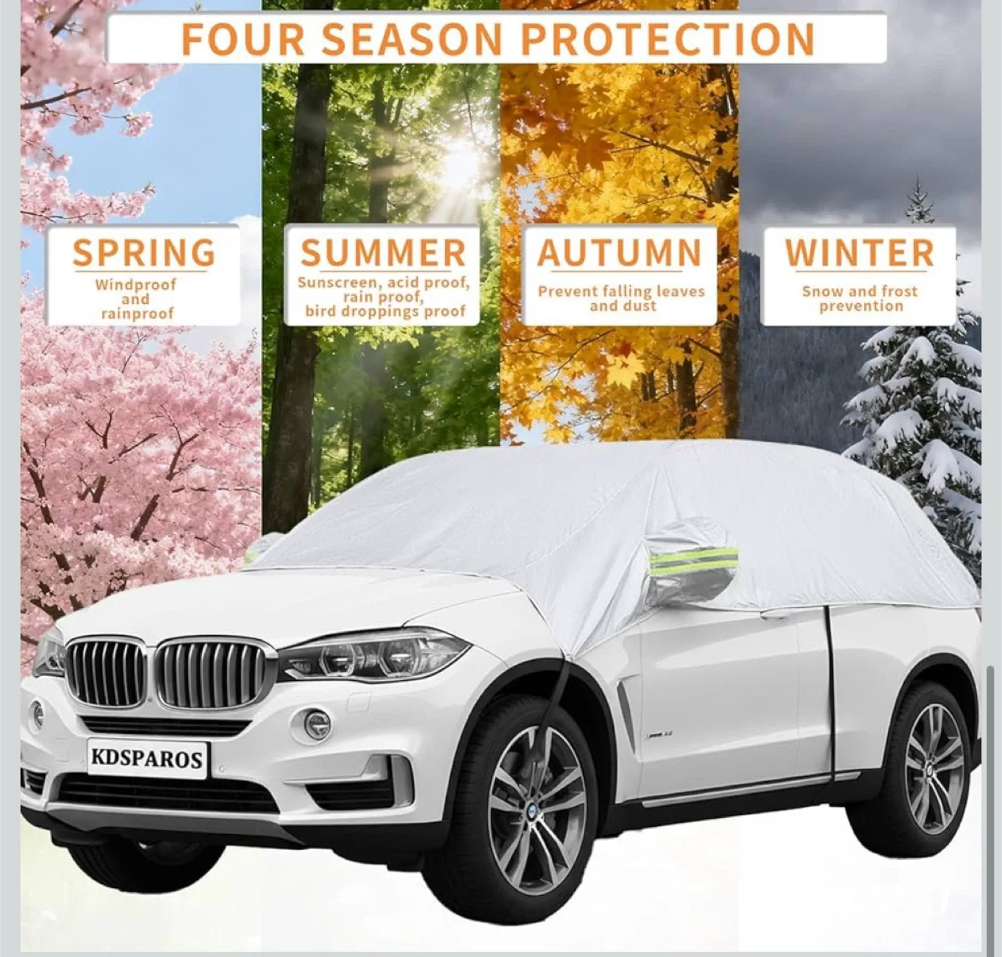 New Pack Car Windshield Snow Cover image indicator(5)