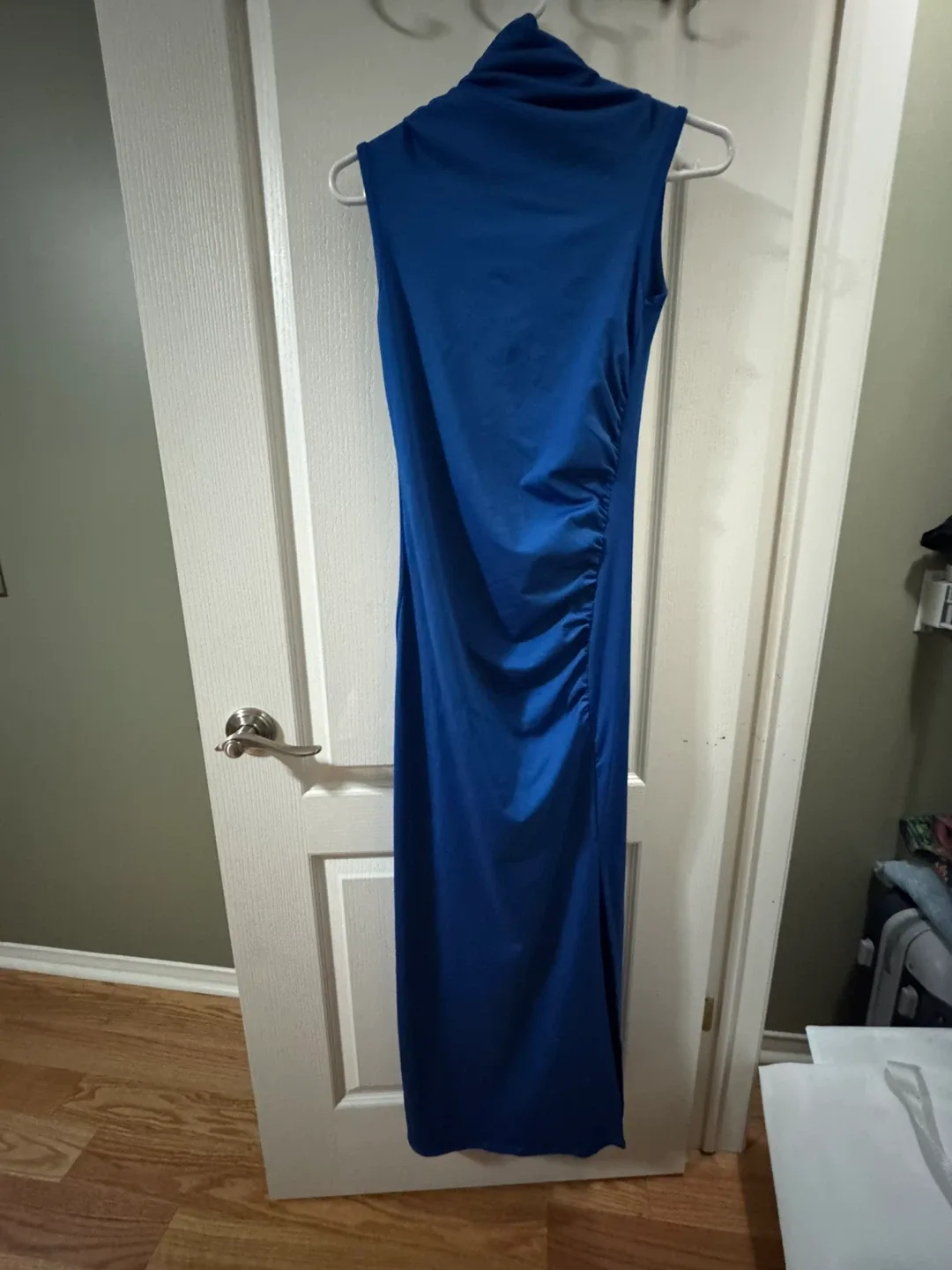 Blue Sleeveless Maxi Dress image indicator(2)