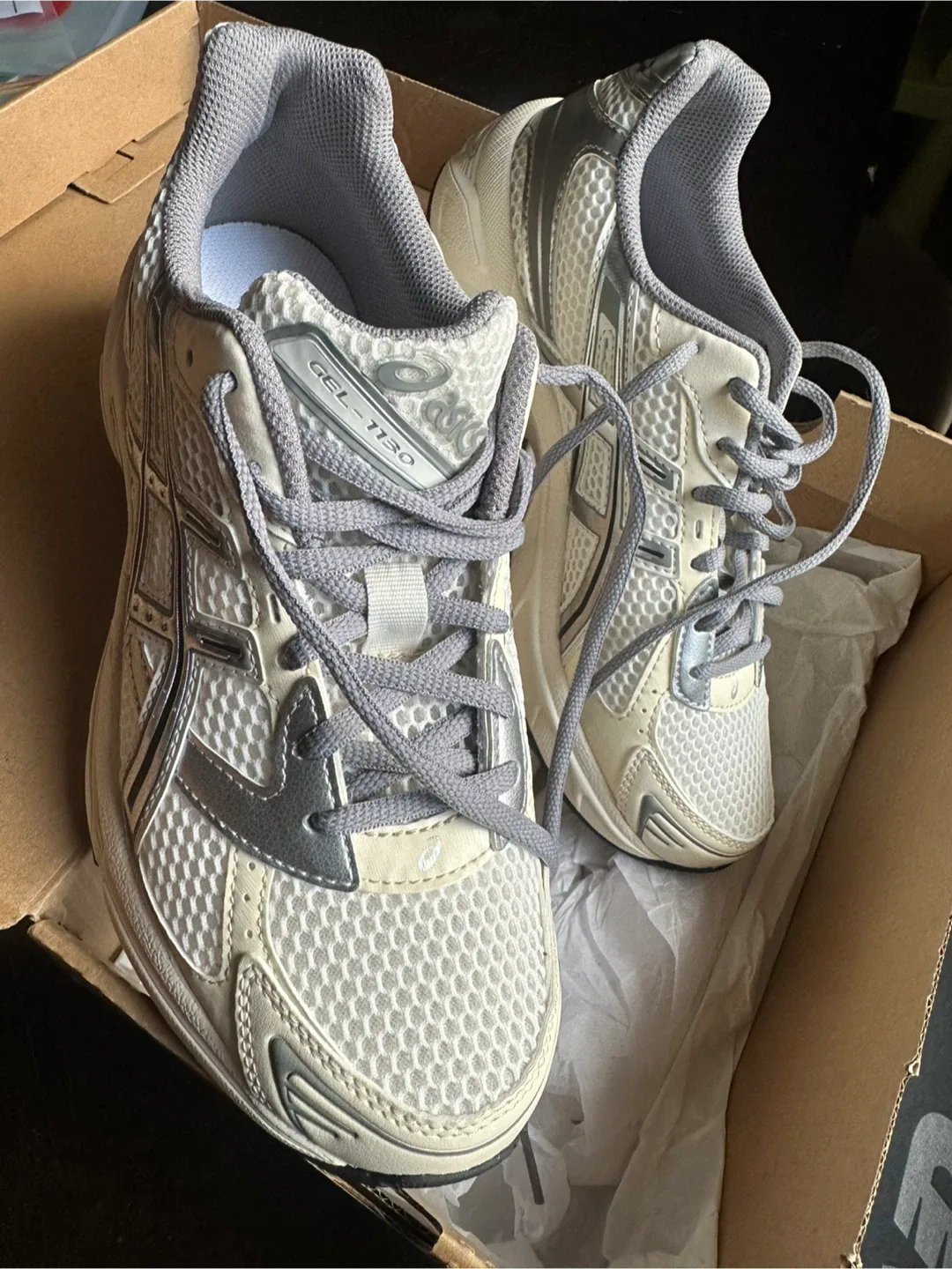 Asics Gel-1130 Cream/Pure Silver, US 8 image indicator(9)
