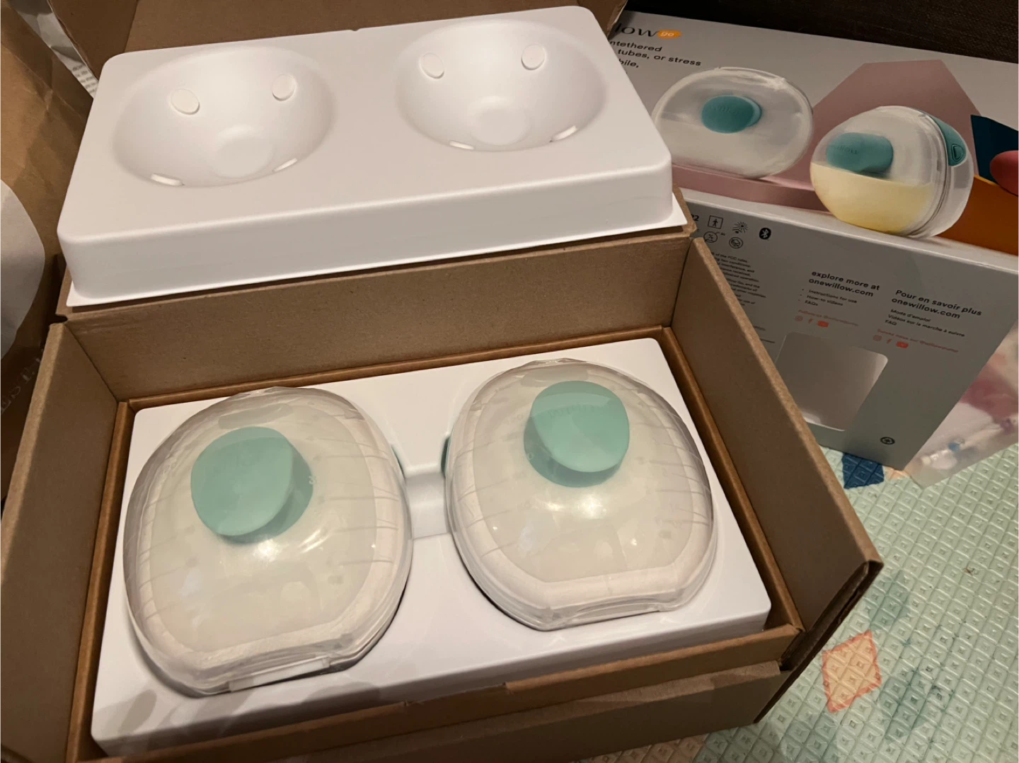 Willow Go Double Breast Pump Kit