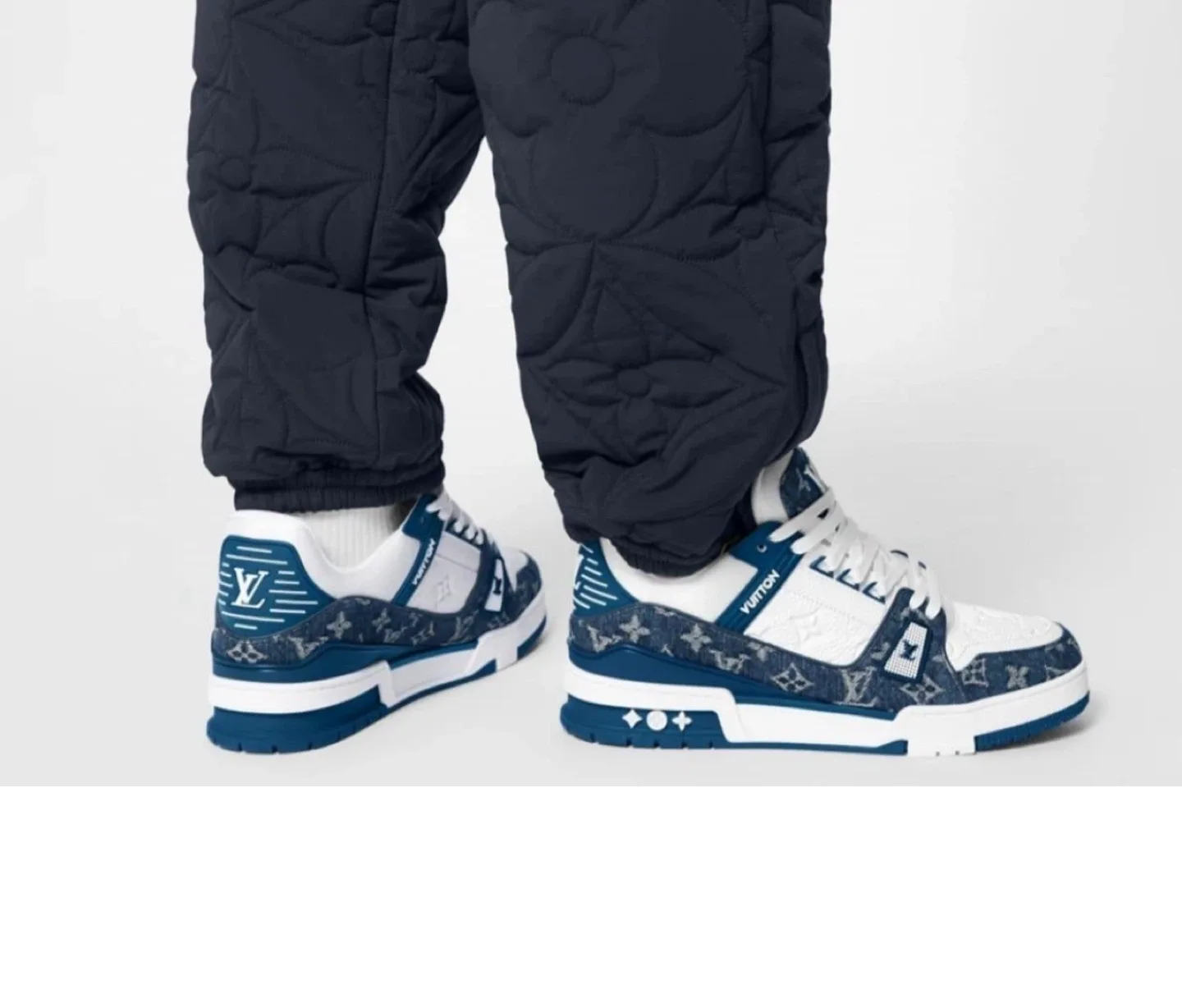 Louis Vuitton Trainer Denim Sneakers