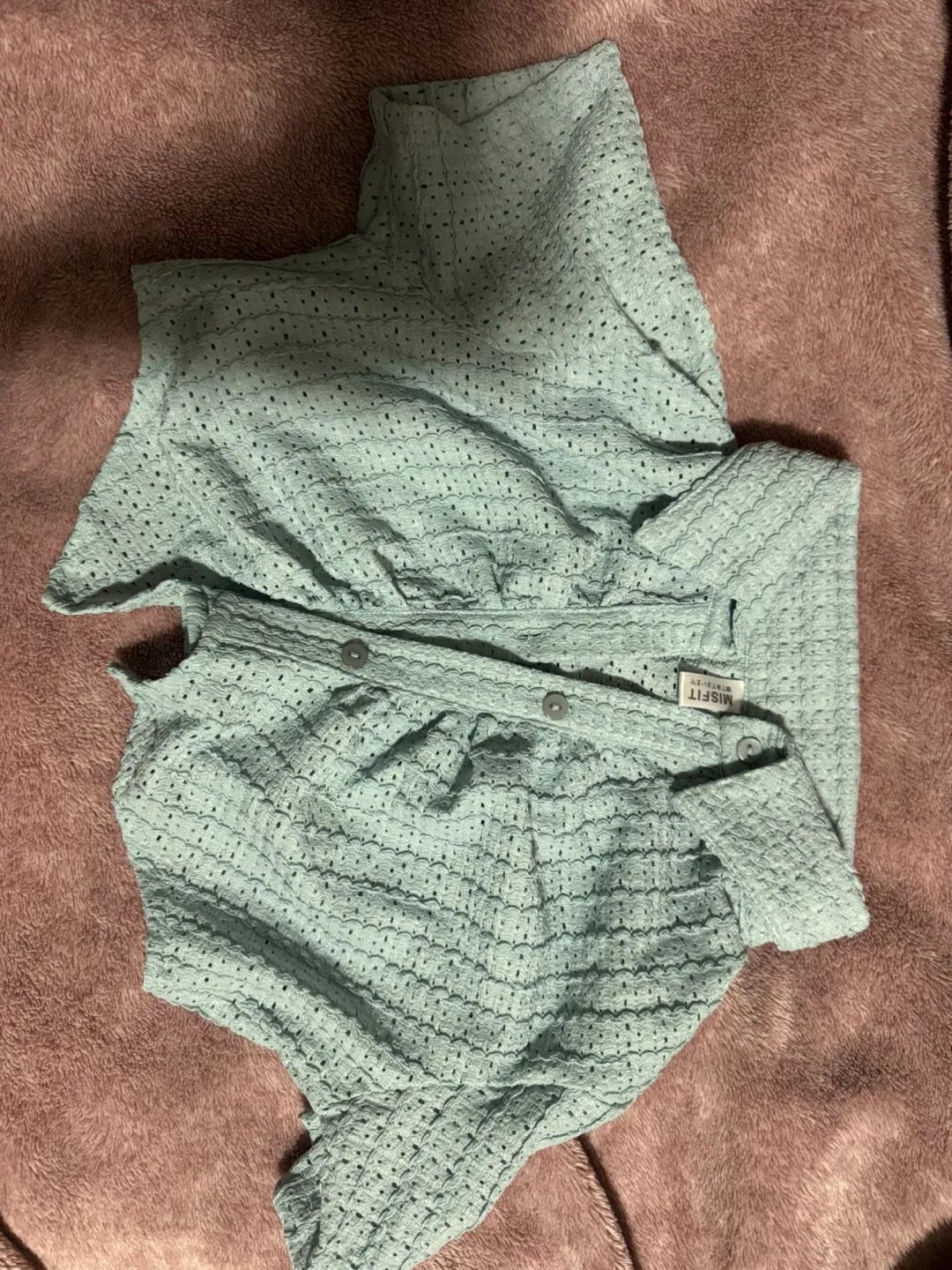 Blue Button-Up Shirt