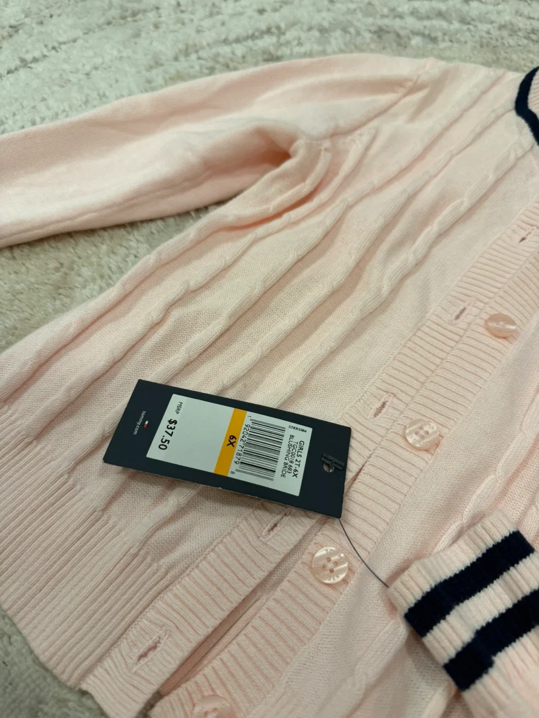 Tommy Hilfiger Girls' Cardigan - Size 6X image indicator(4)