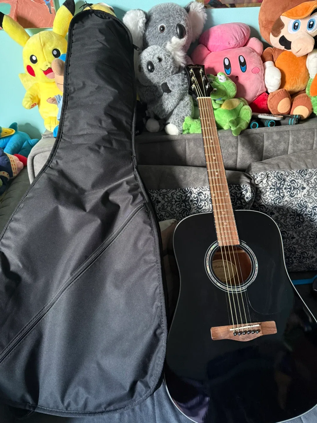 Mitchell D120BK Acoustic Guitar