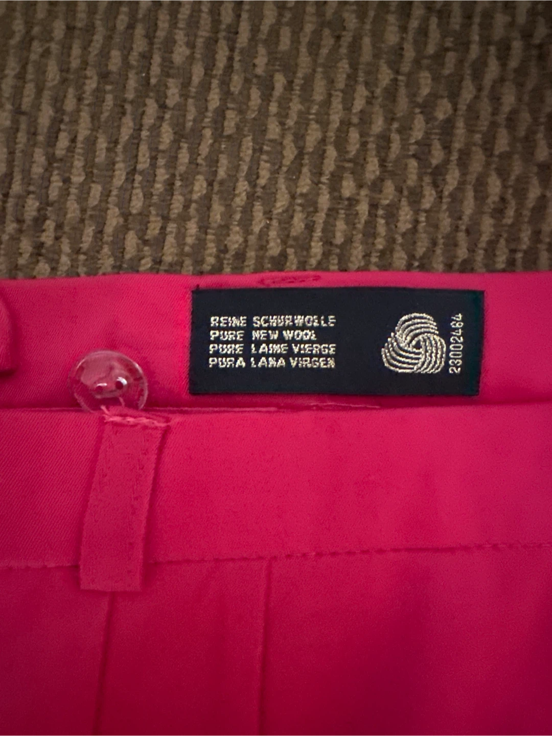 Escada Red Wool Skirt Size 42 - photo 4