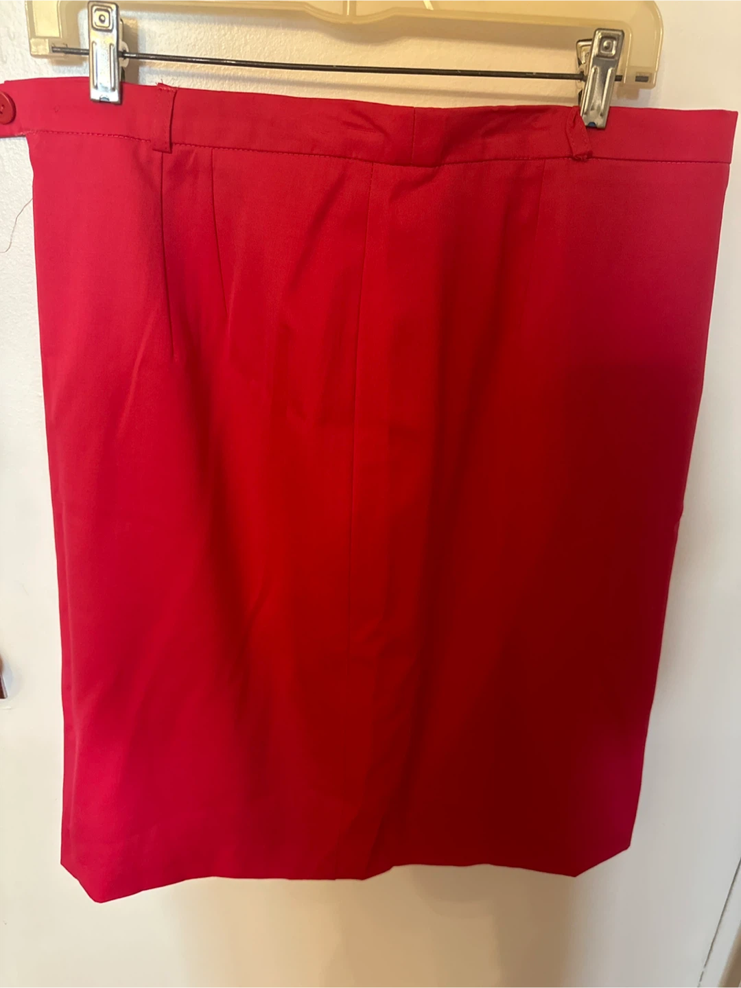 Escada Red Wool Skirt Size 42 - photo 2