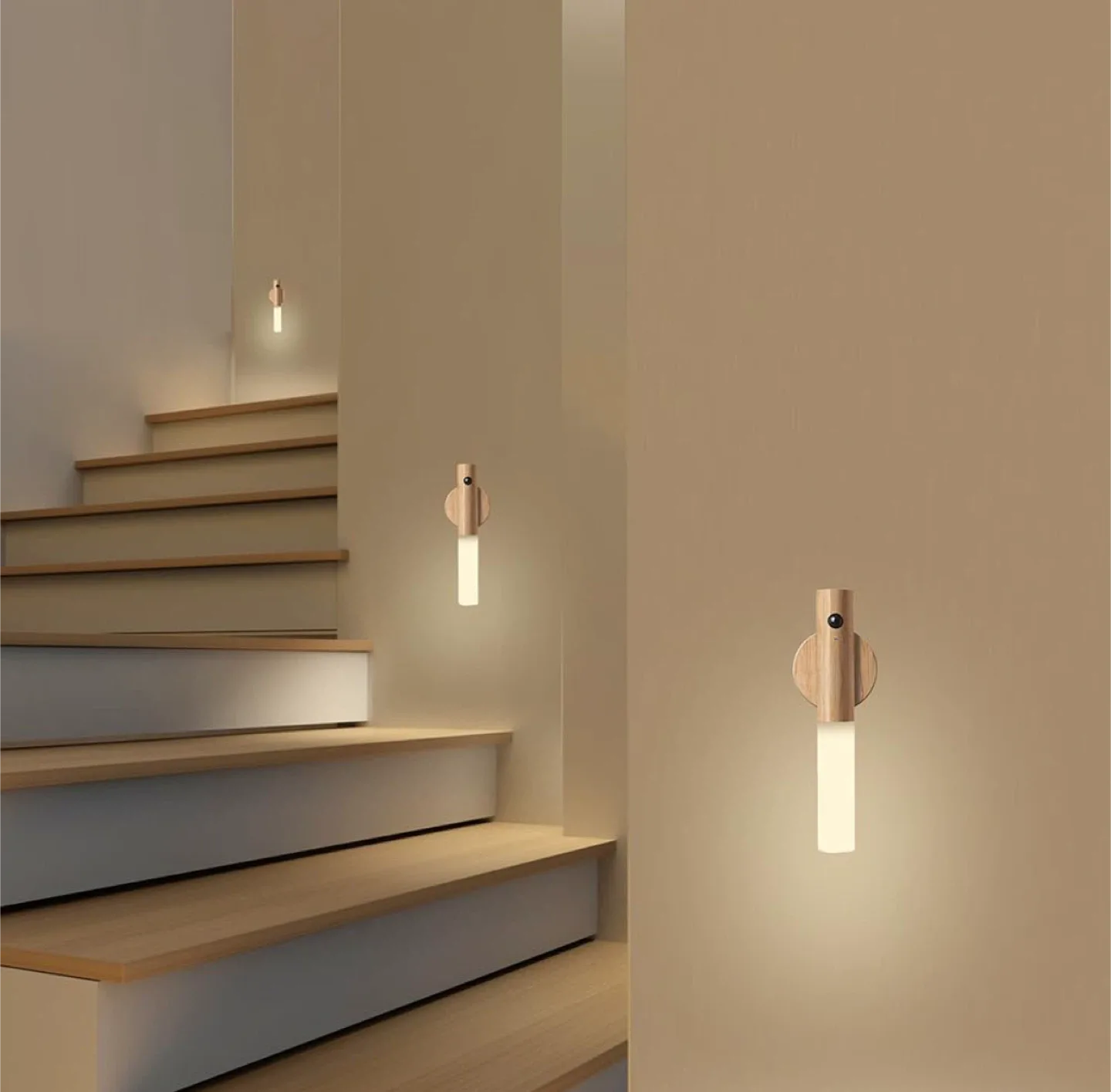 New Pack LED Motion Sensor Night Light image indicator(3)