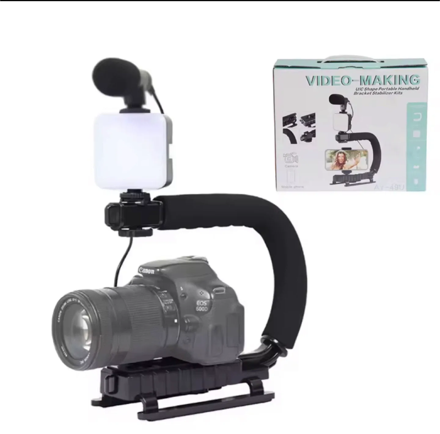 New Pack U/C Shape Portable Handheld Bracket Stabilizer Kit
