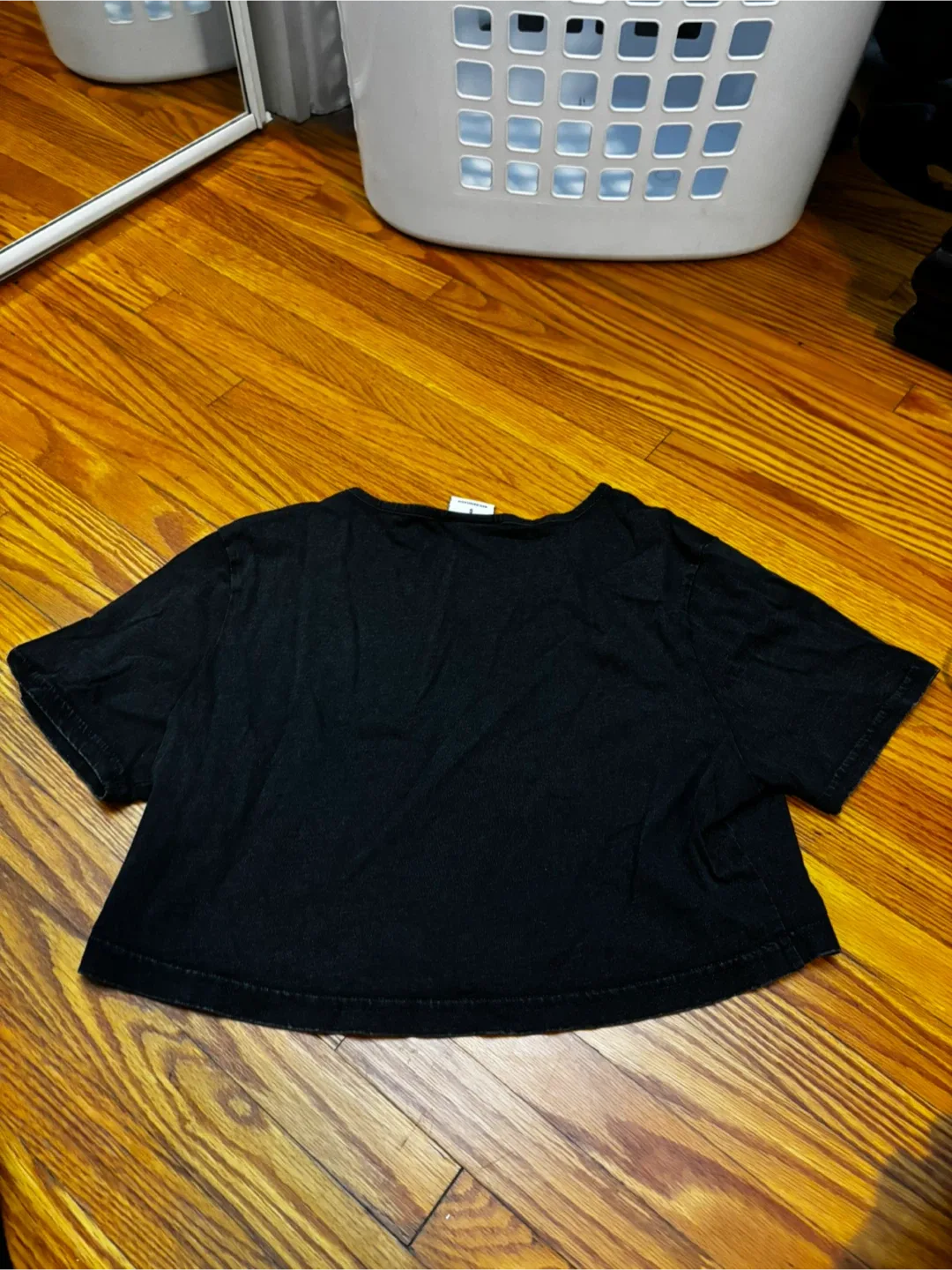 Gymshark Black/Grey Crop Top - Size Small image indicator(2)