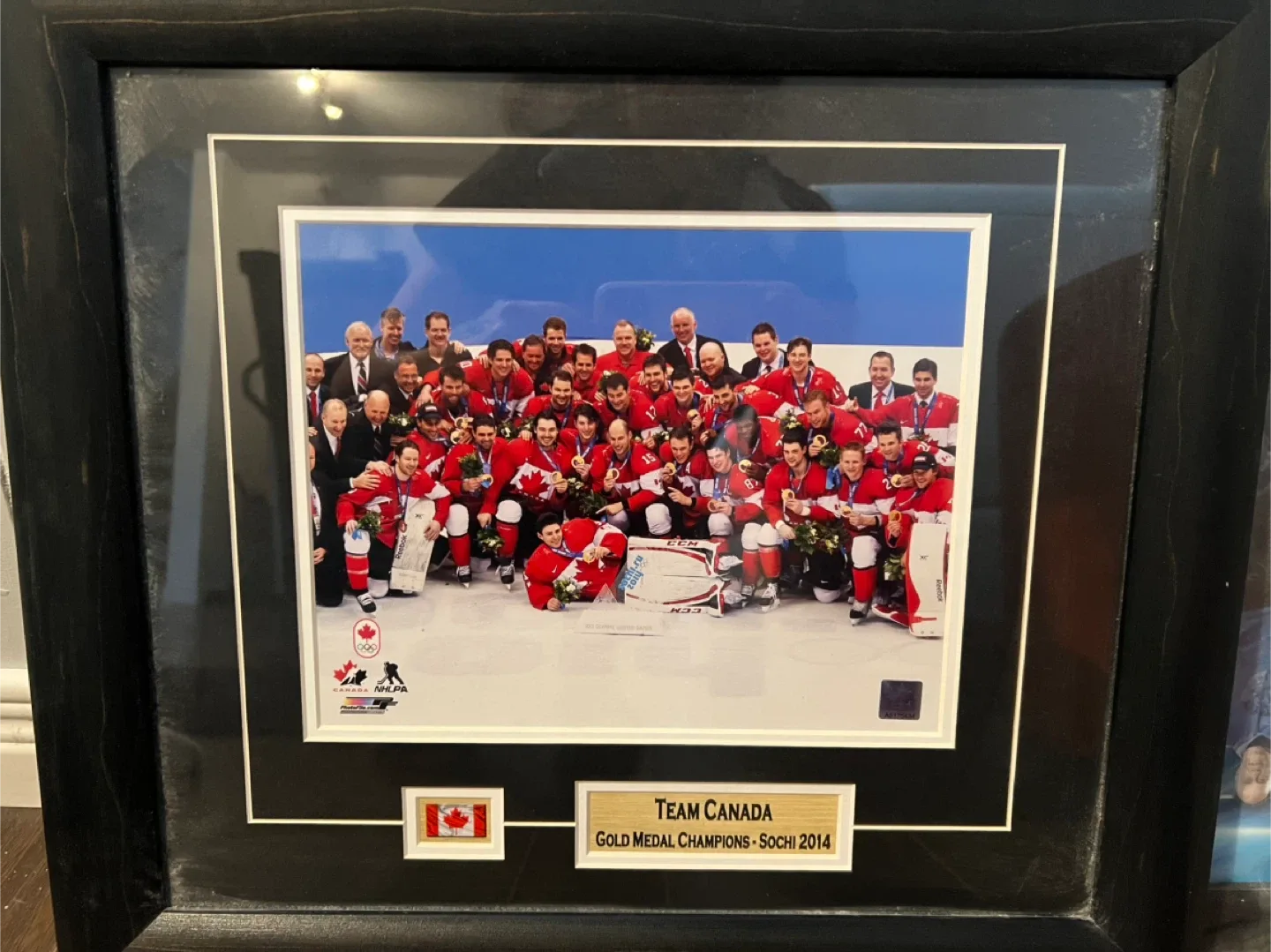 Team Canada Sochi 2014 Framed Photo
