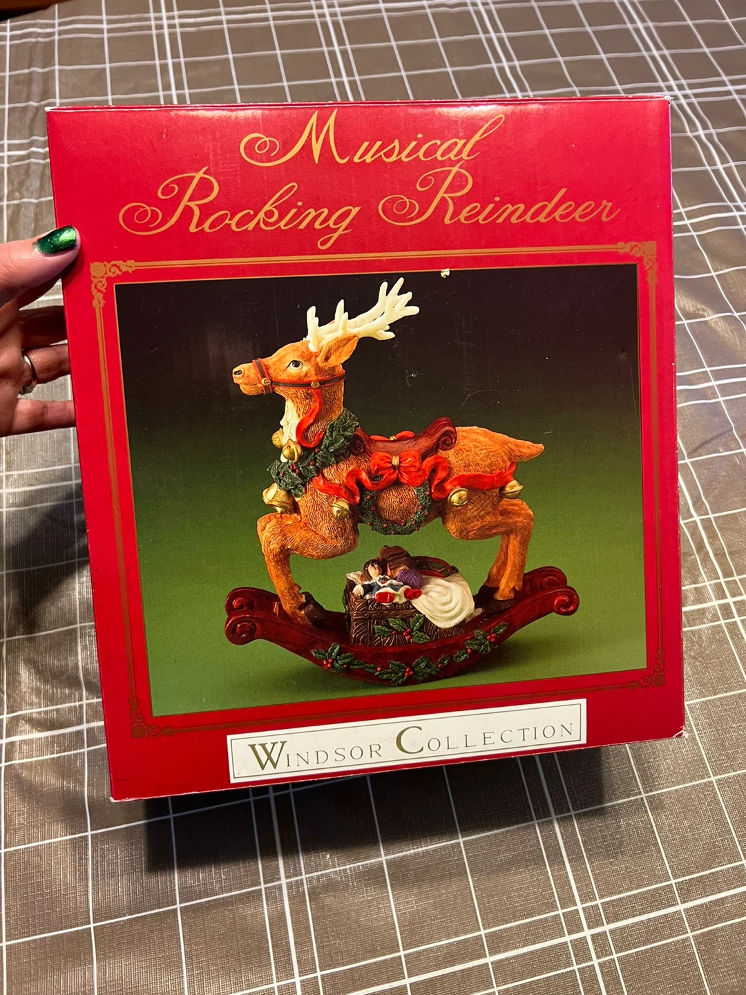 Windsor Collection Musical Rocking Reindeer