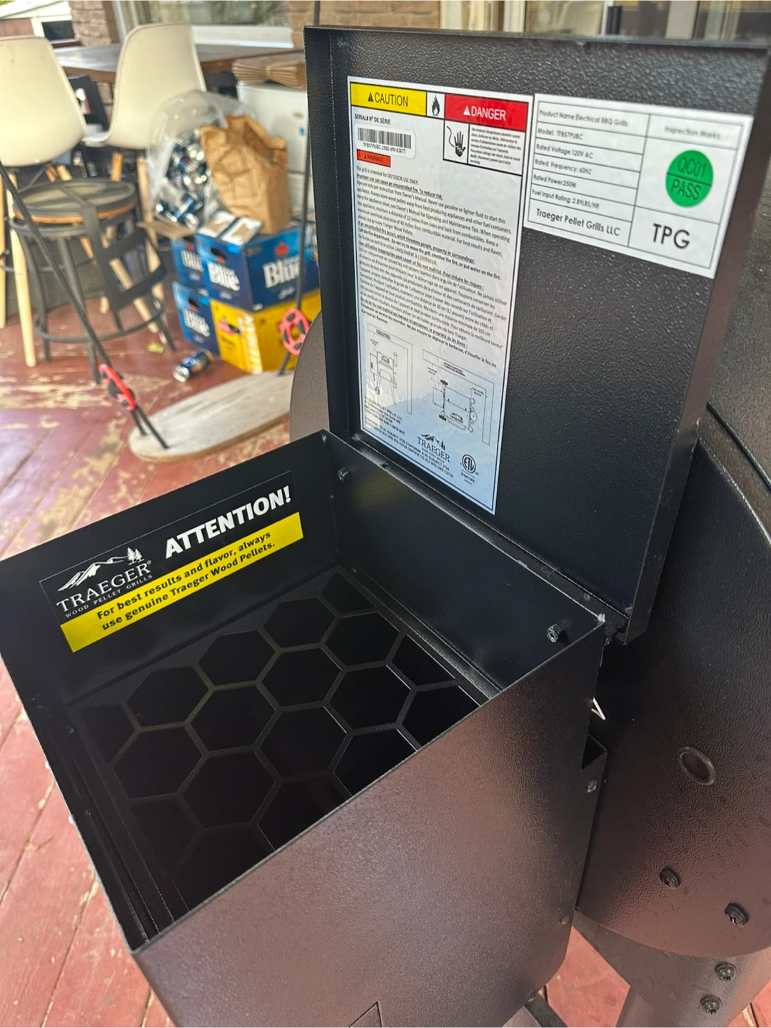 Smoke Machine/Traeger Pellet Grill TFB57PUBC - photo 3