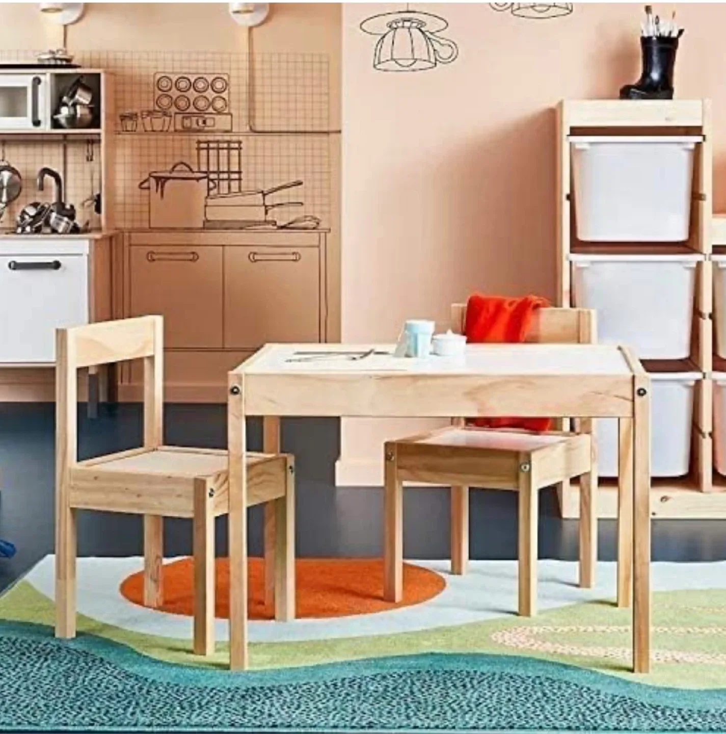 Montessori IKEA Kid Table (please read) image indicator(3)