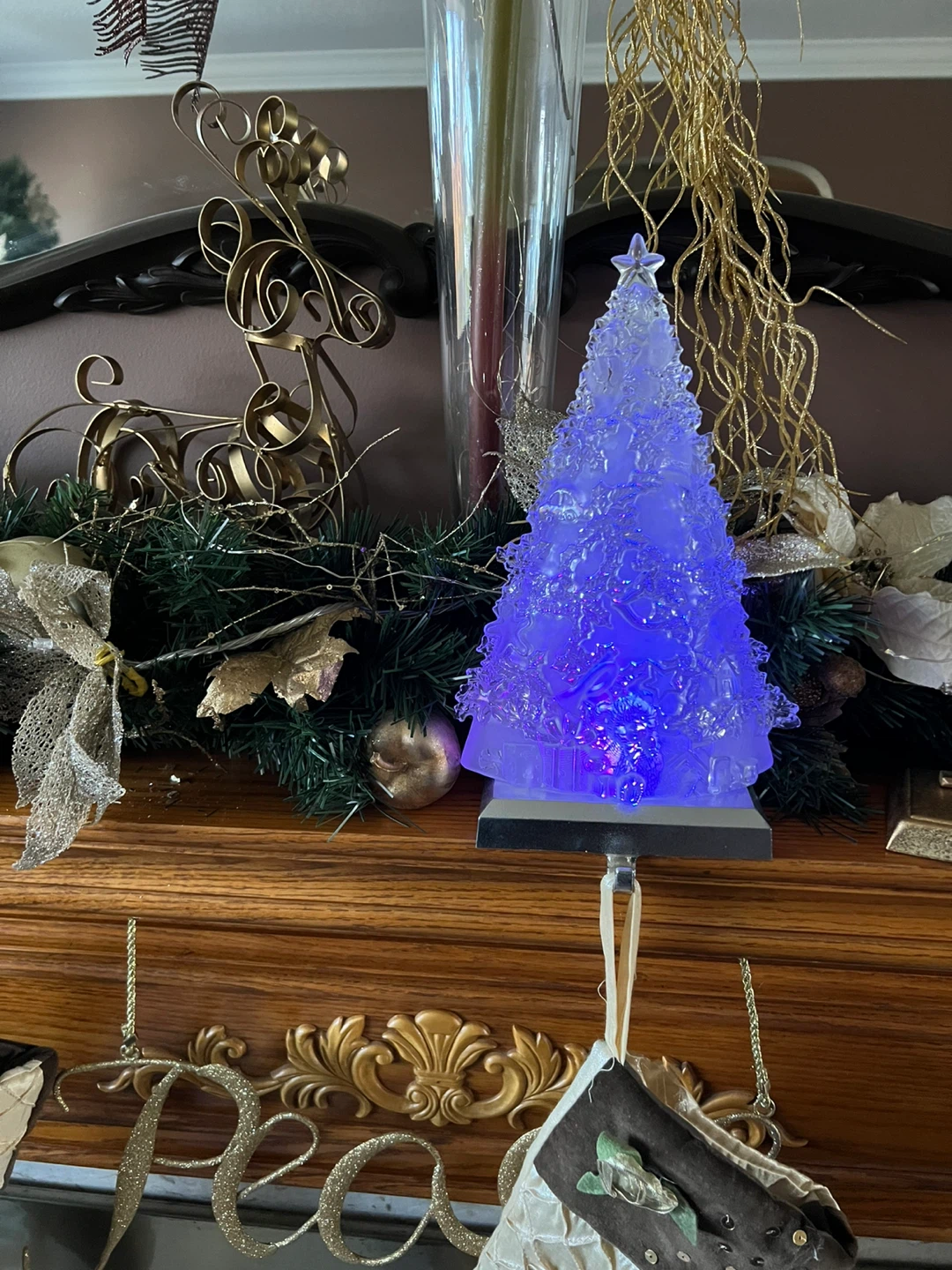 Northern Lights Holiday Ice Sculpture - Christmas Tree - photo 5