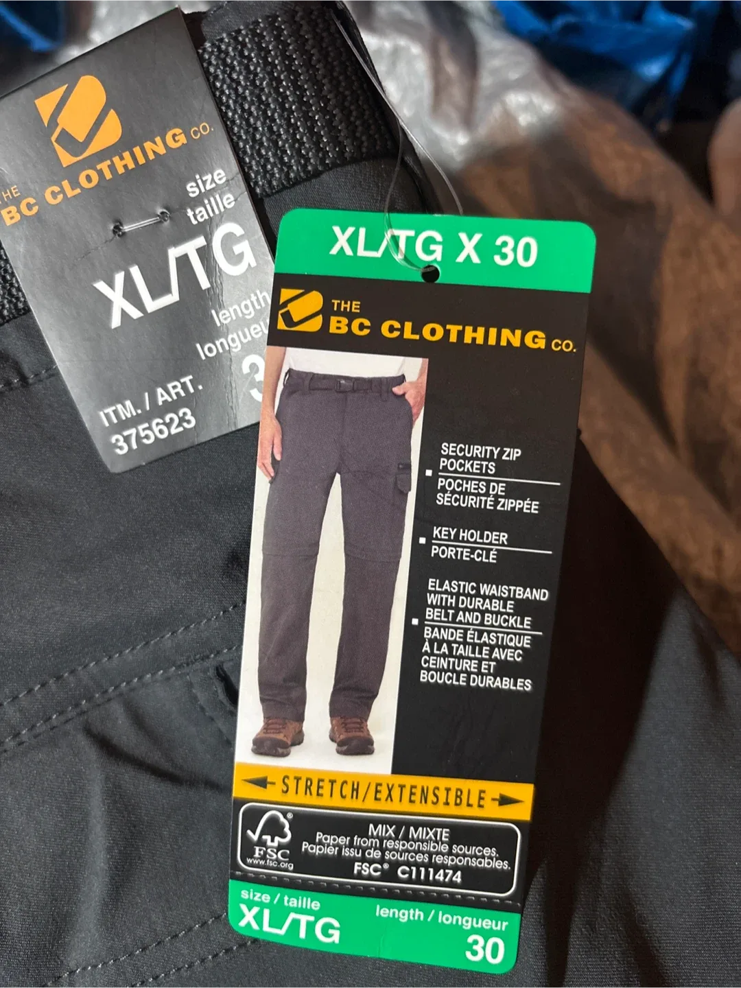 The BC Clothing Co. XL/TG x 30 Pants image indicator(2)
