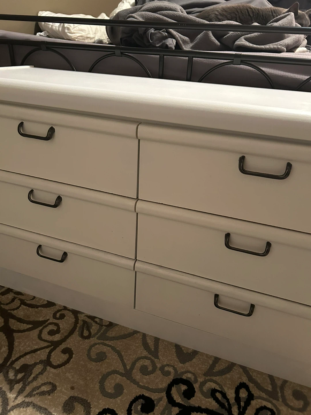 White 6-Drawer Dresser - photo 3