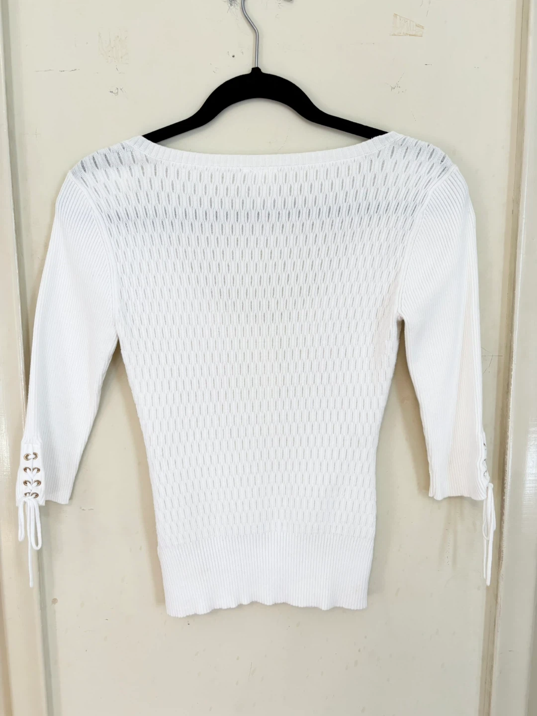 Guess White Knit Cardigan - Size M - photo 2