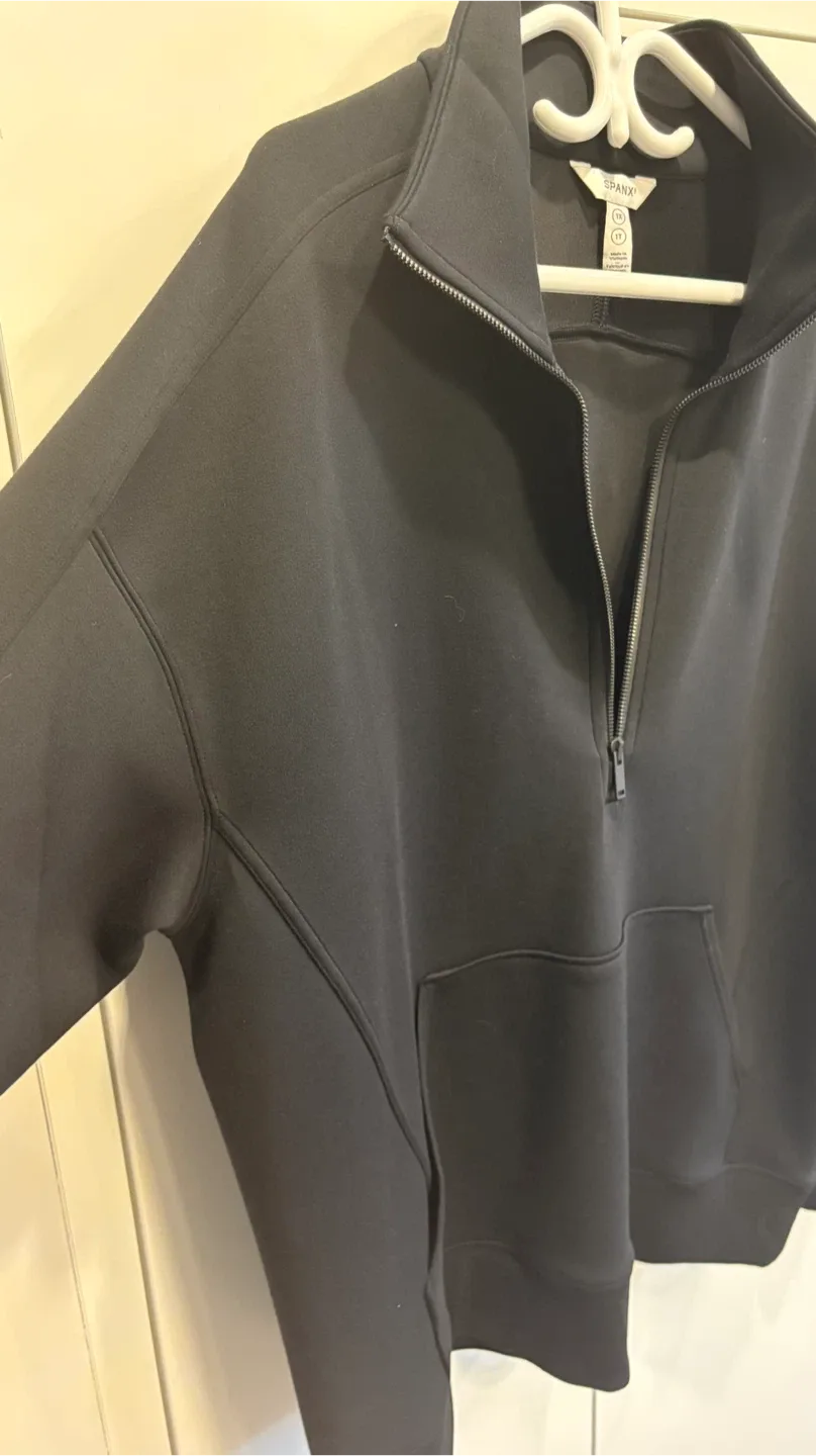 Spanx 1/2 zip sweatshirt image indicator(3)