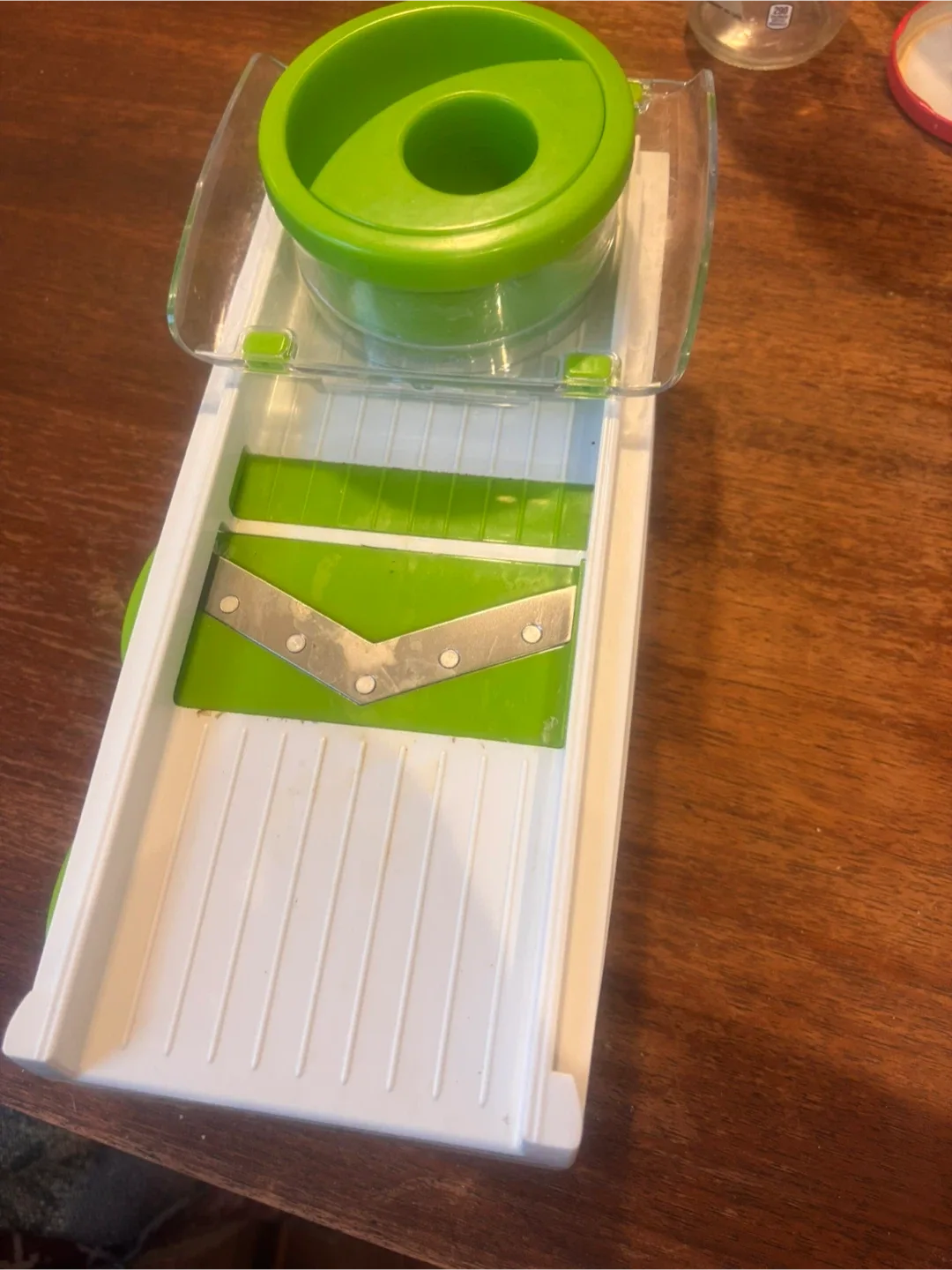 Green & White Mandoline Slicer