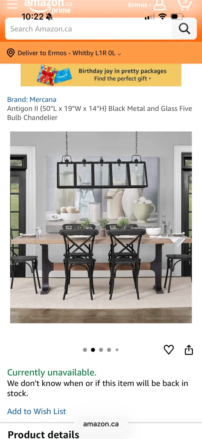 Mercana Antigon I Chandelier - New in Box! image indicator(2)