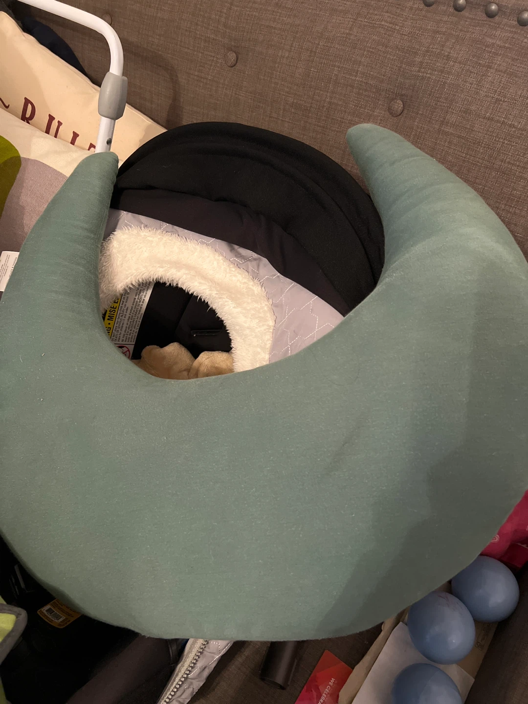 Snuggle me Nursing Pillow - Green