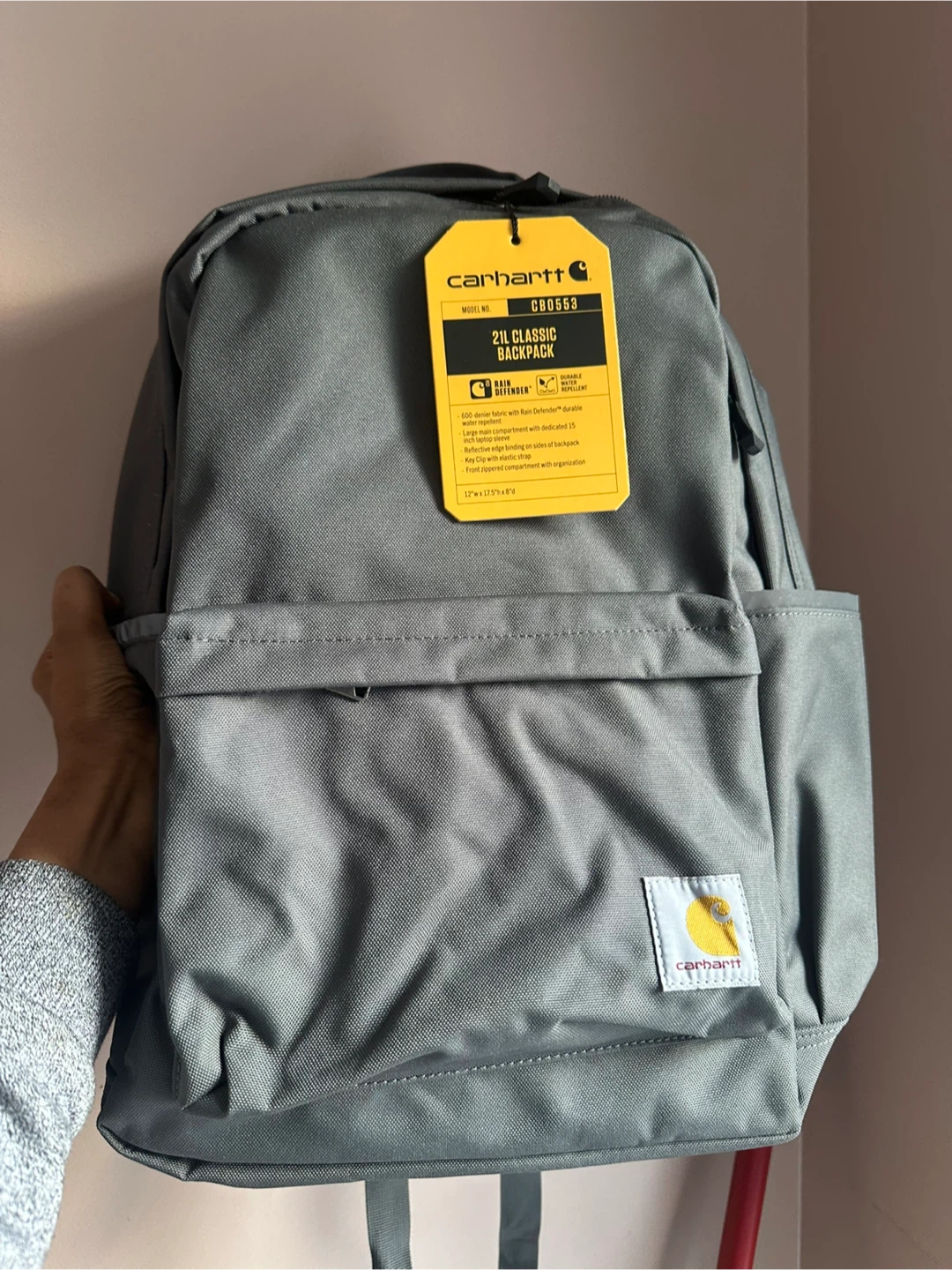 Carhartt Built To Last Backpack - Grey - photo 3