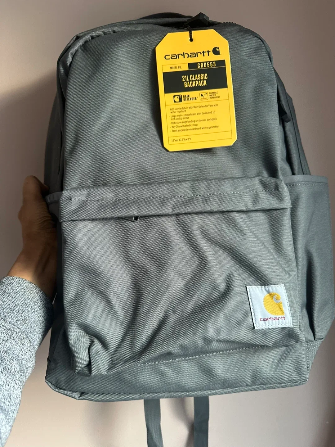 Carhartt Built To Last Backpack - Grey image indicator(2)