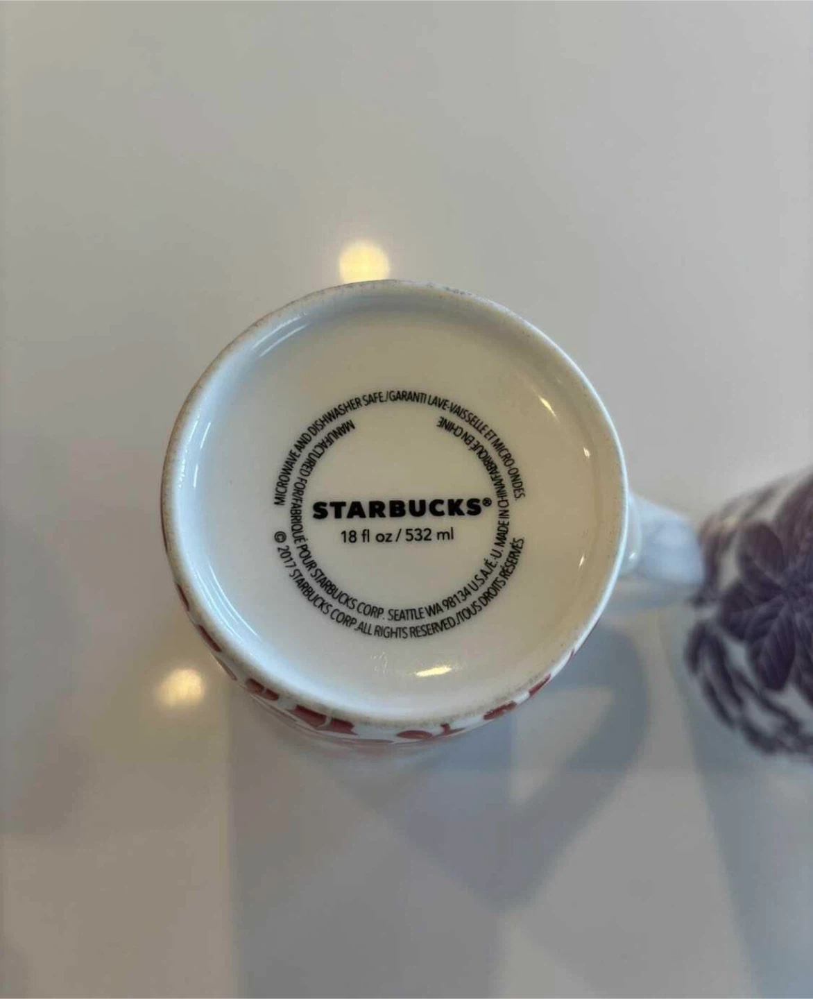 Starbucks 2017 Poinsettia 18 oz Christmas Mugs For Sale - photo 5