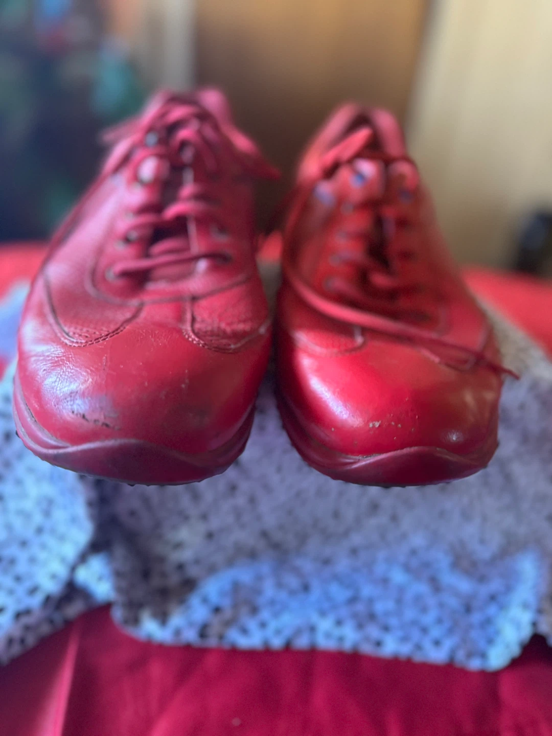 Red Leather Shoes